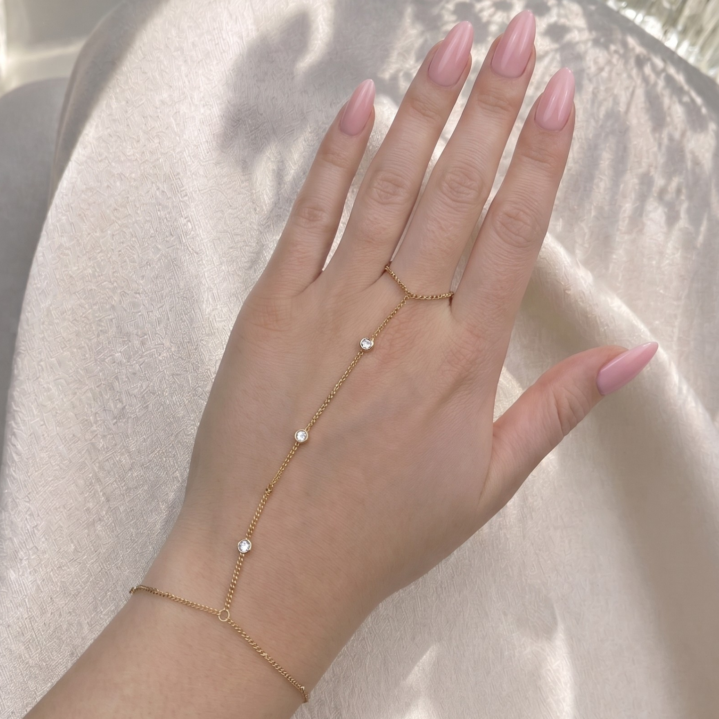 Celeste Handketting – Roestvrij staal – Goud/Zilver