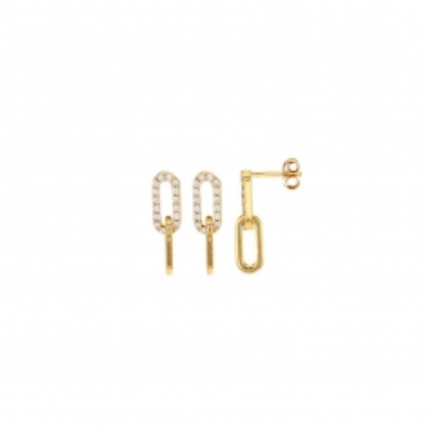 Dainty Glow 18K Gold Plated Zirconia Earrings
