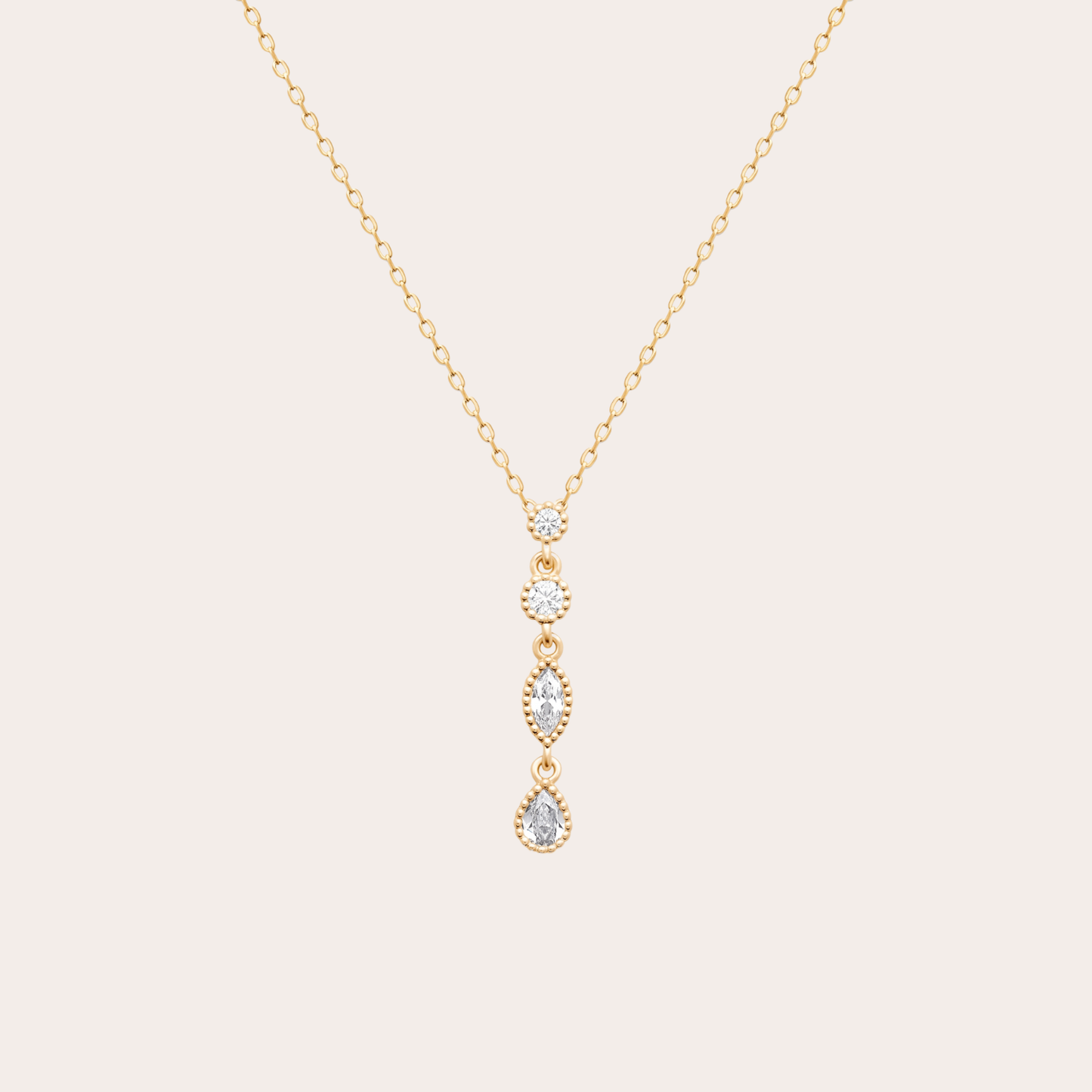 Liora 18K vergulde halsketting