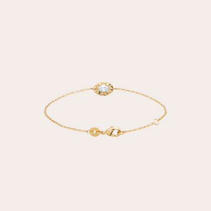 Zaria 18K Vergulde Armband - Wit