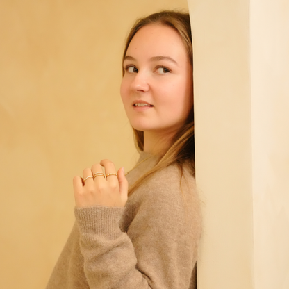 Donna 18K Gold Plated Ring