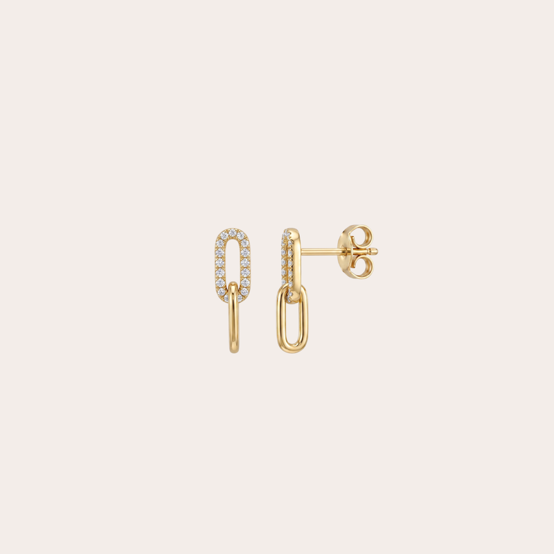 Dainty Glow Zirconia Earrings