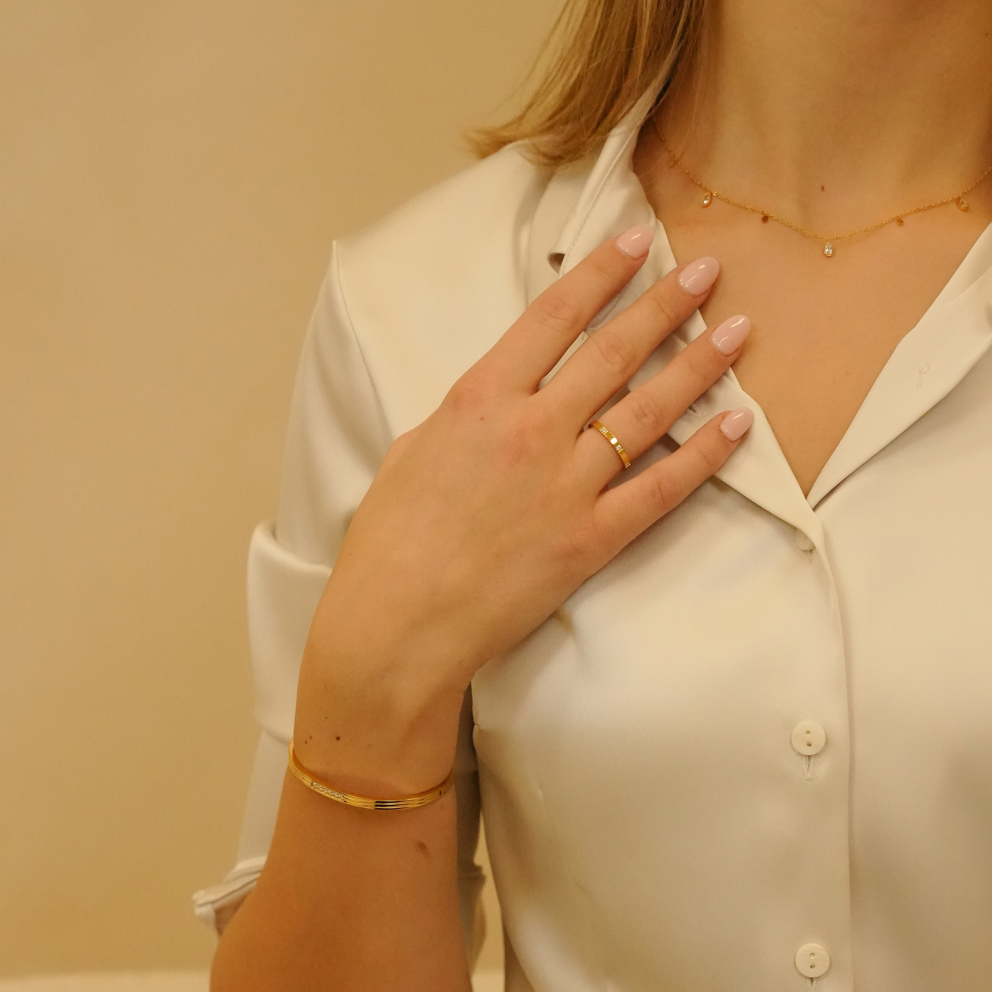 Shine Drops 18K Gold Plated Necklace