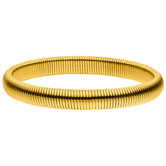 Flexible 18K Gold Plated Bracelet
