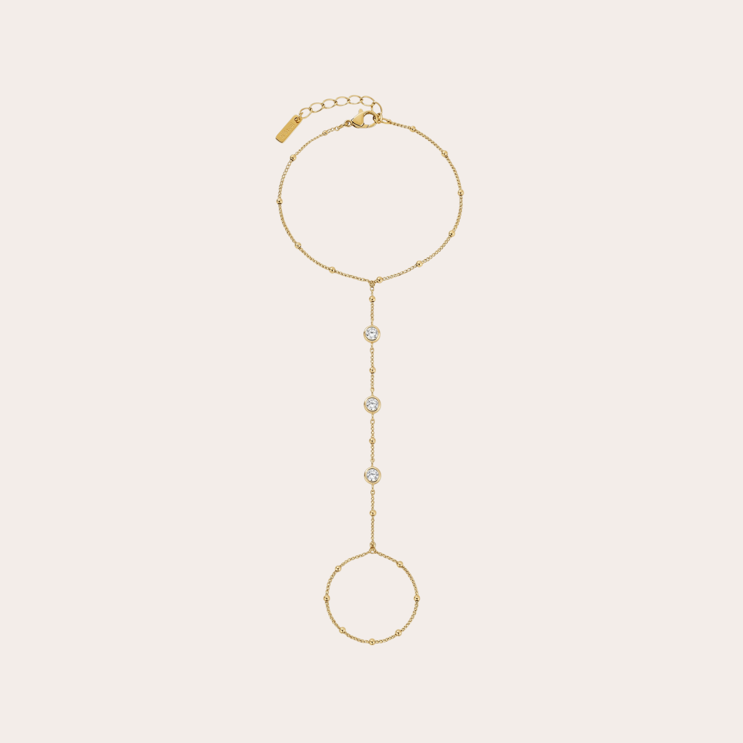 Celeste Handketting – Roestvrij staal – Goud/Zilver