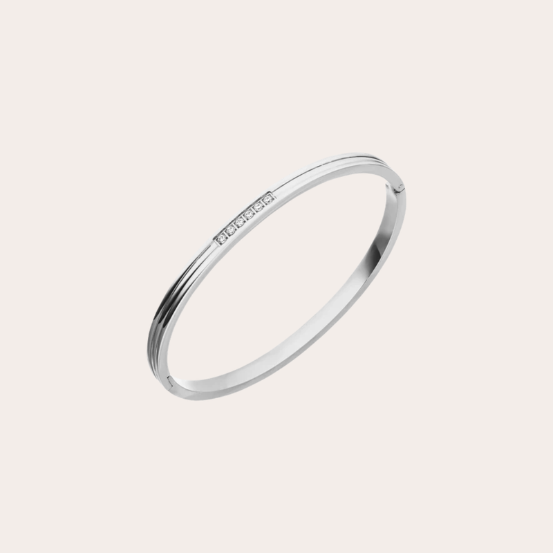 Six Stone 18K Gold Plated Bracelet