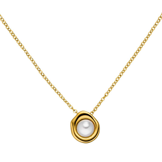 Nina Pearl 18K Gold Plated Necklace