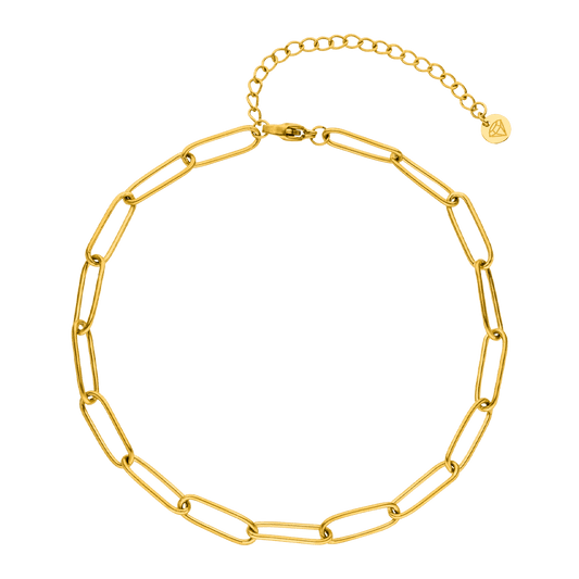 Paperclip 18K Gold Plated Bracelet