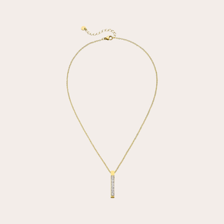 Zircon Bar Necklace