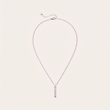 Zircon Bar Necklace