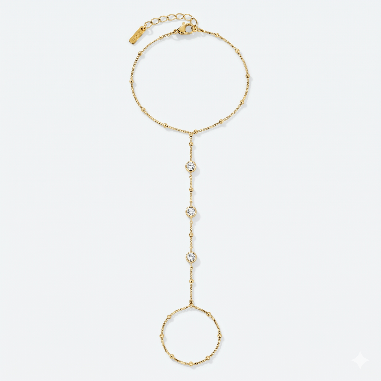 Celeste Handketting – Roestvrij staal – Goud/Zilver