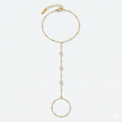 Celeste Handketting – Roestvrij staal – Goud/Zilver